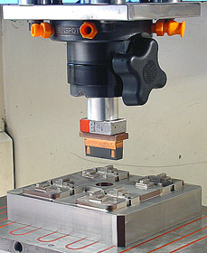 Highly accurate electrode holding systems are used on all CNC machines to ensure perfect repeatability and dimensional accuracy on our injection moulds